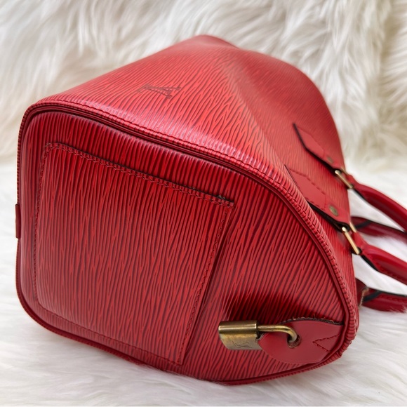 LOUIS VUITTON EPI RED SPEEDY 30 - Picture 13 of 16